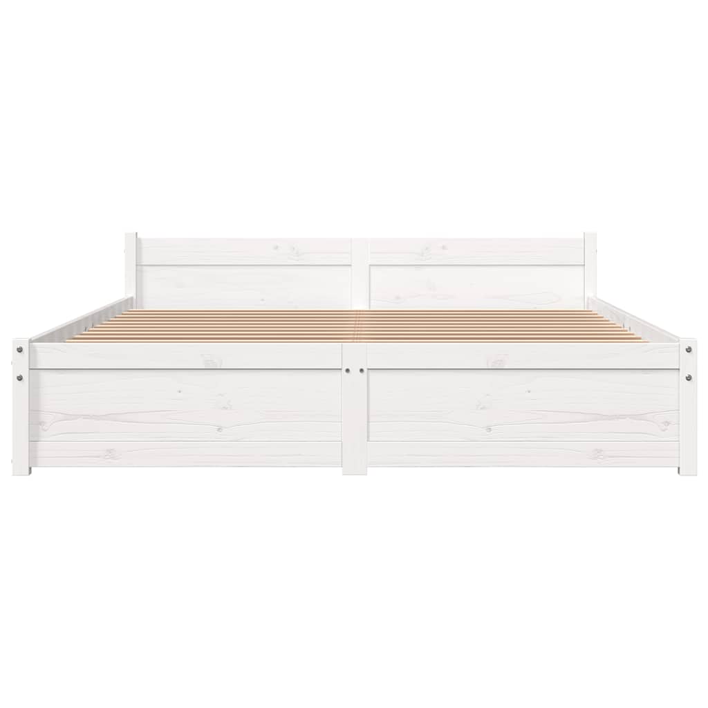 Giroletto Bianco in Legno Massello 140x190 cm | homemem39