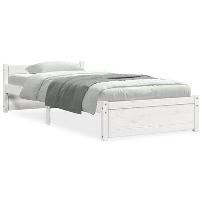 Giroletto Bianco in Legno Massello 90x200 cm | homemem39