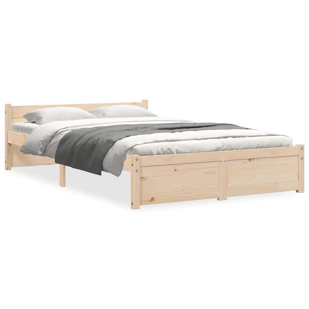 Giroletto senza Materasso Ambrato in Legno Massello 120x200 cm | homemem39