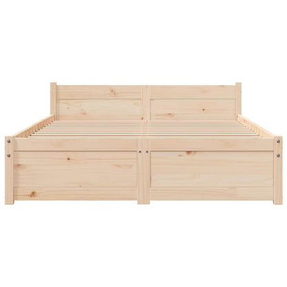 Giroletto senza Materasso Ambrato in Legno Massello 120x200 cm | homemem39