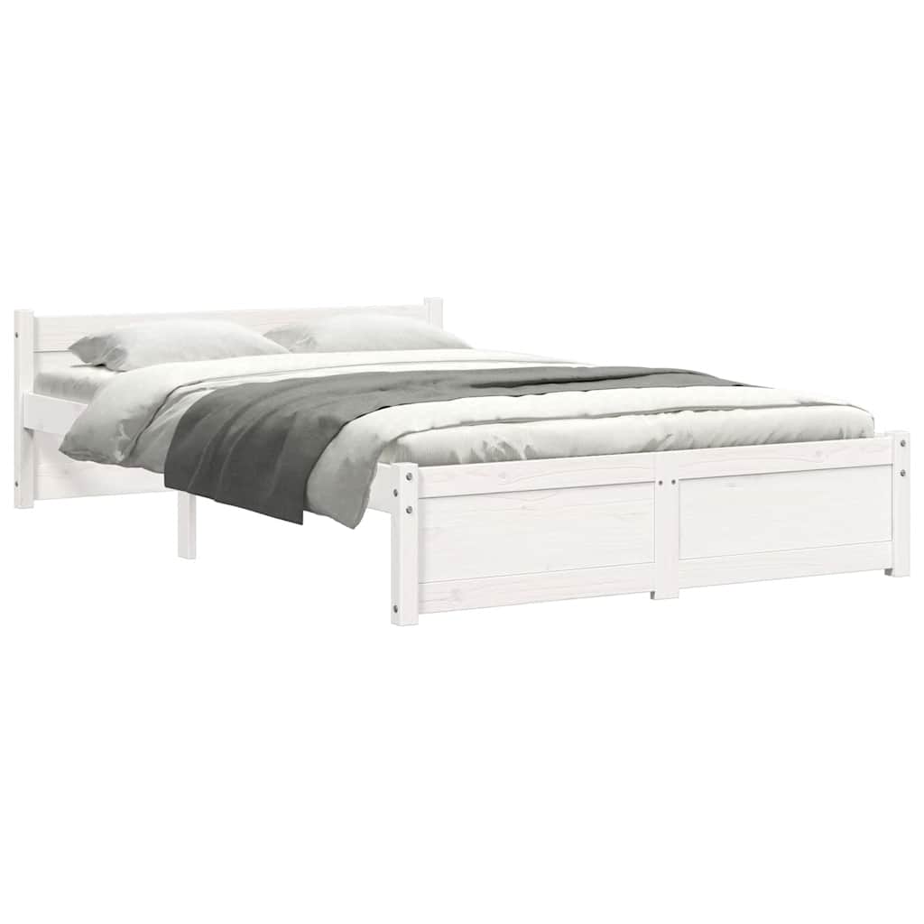 Giroletto Bianco in Legno Massello 120x200 cm | homemem39