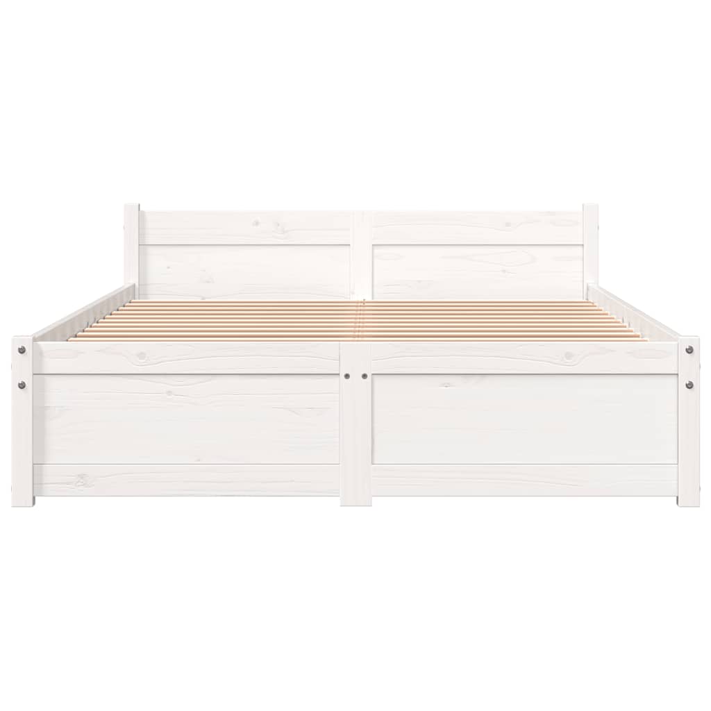 Giroletto Bianco in Legno Massello 120x200 cm | homemem39
