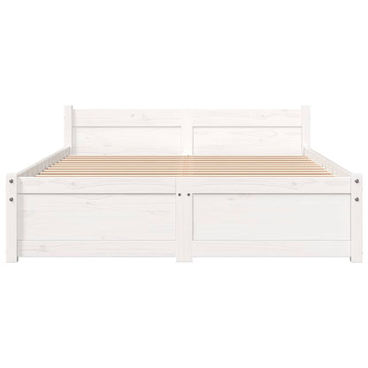 Giroletto Bianco in Legno Massello 120x200 cm | homemem39
