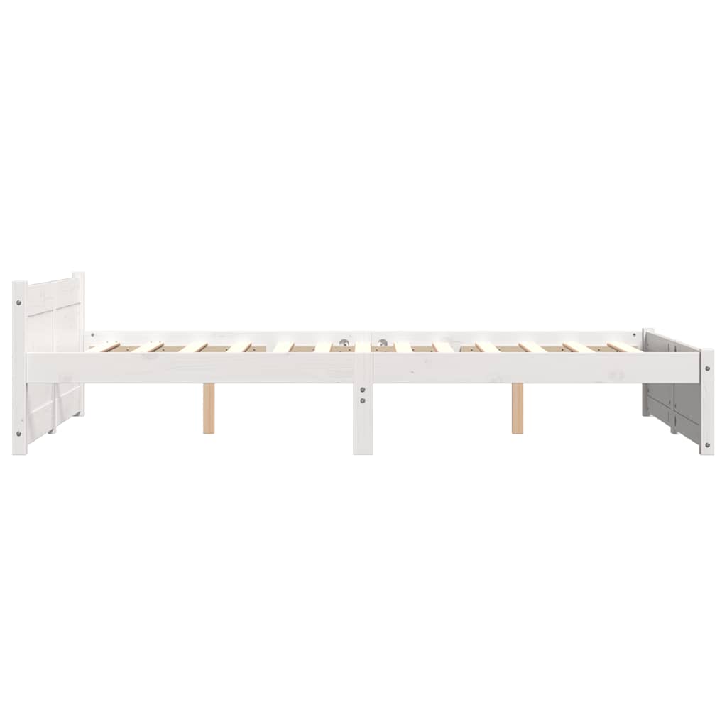 Giroletto Bianco in Legno Massello 120x200 cm | homemem39
