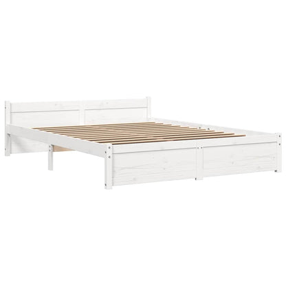 Giroletto Bianco in Legno Massello 140x200 cm | homemem39