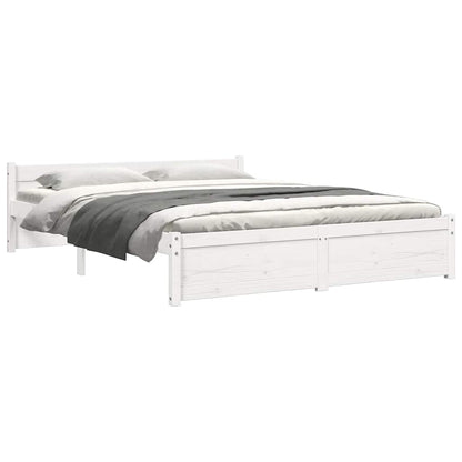 Giroletto Bianco in Legno Massello 140x200 cm | homemem39