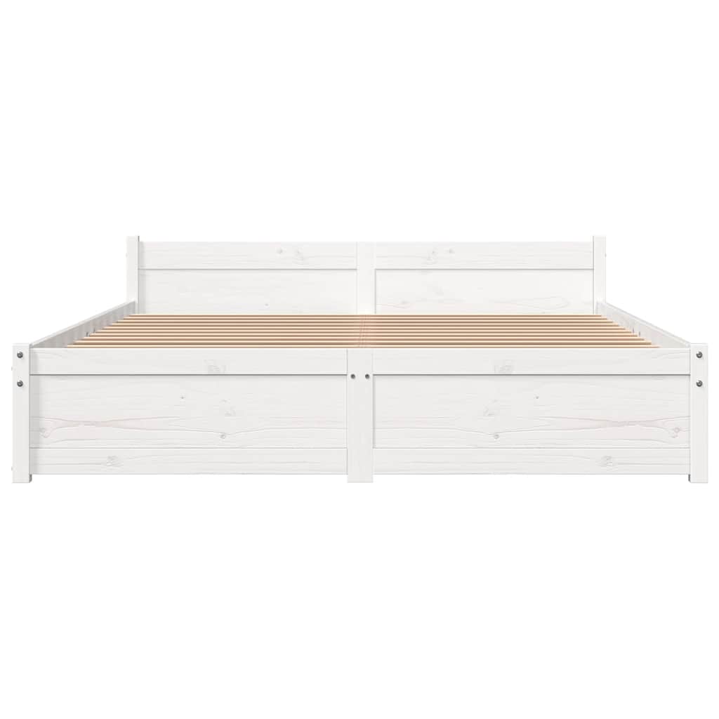 Giroletto Bianco in Legno Massello 140x200 cm | homemem39