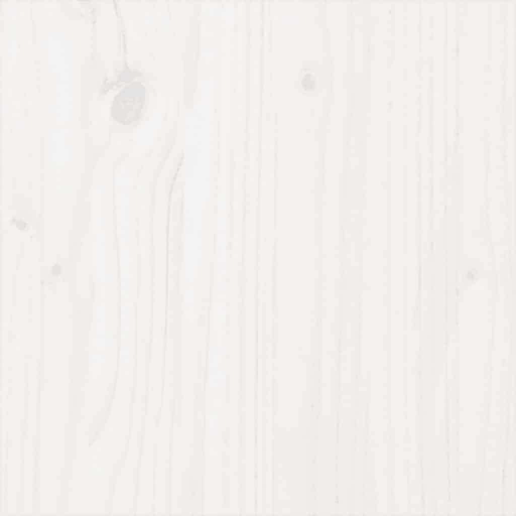 Giroletto Bianco in Legno Massello 150x200 cm King Size - homemem39