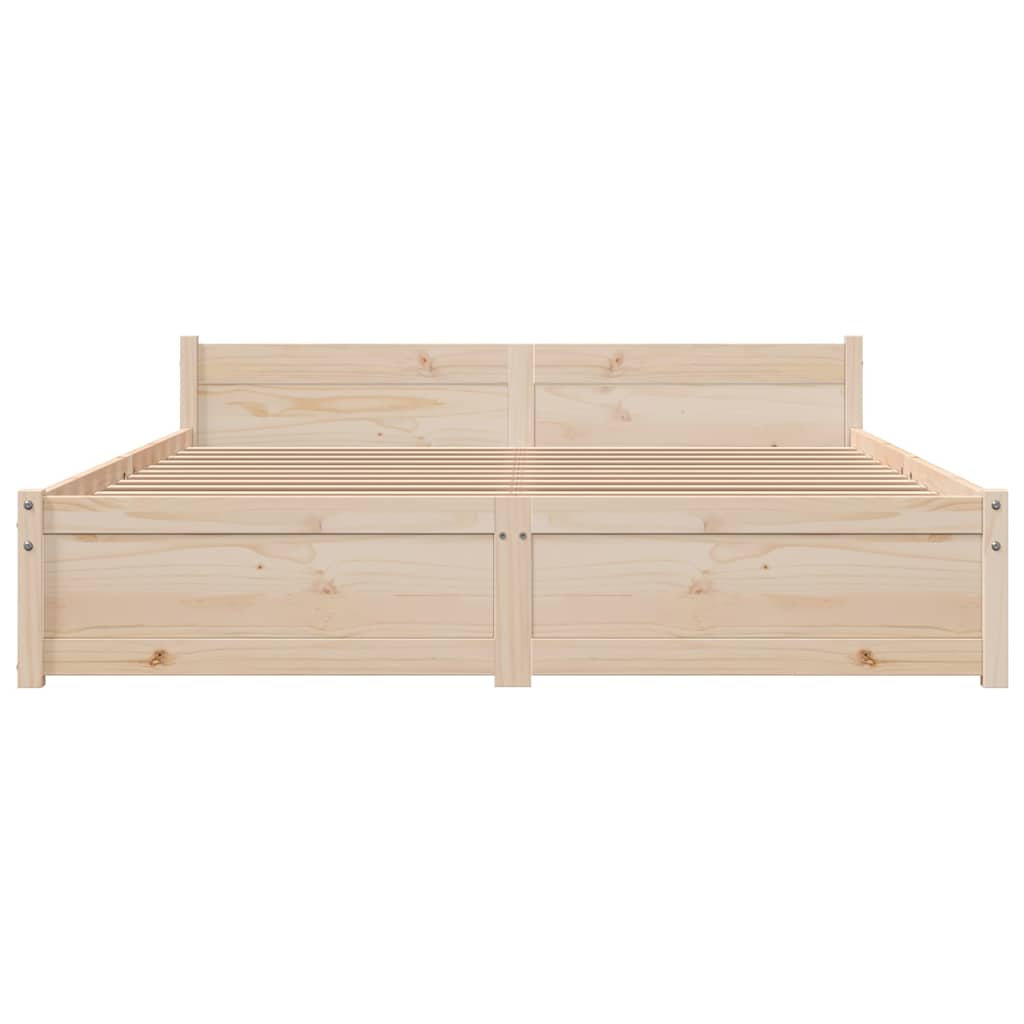 Giroletto senza Materasso in Legno Massello 160x200 cm | homemem39