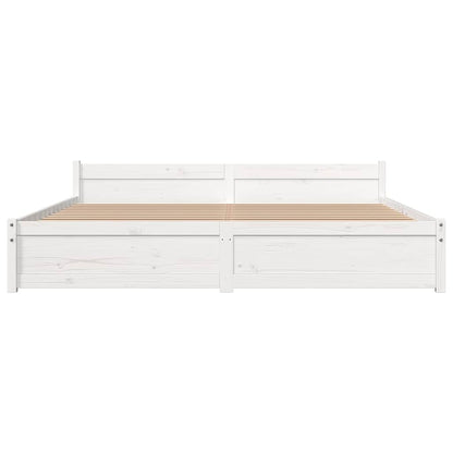Giroletto Bianco in Legno Massello 200x200 cm - homemem39