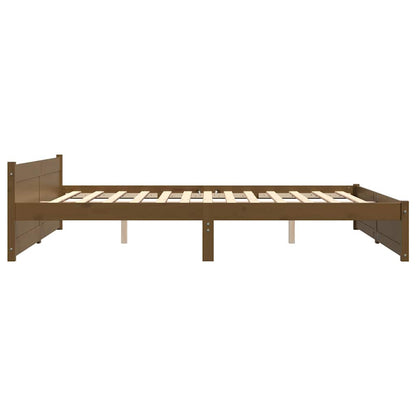 Giroletto senza Materaso Ambra in Legno Massello 200x200 cm | homemem39
