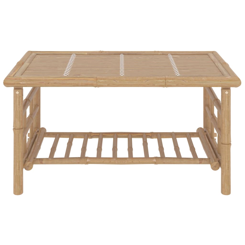 Set Salotto da Giardino 2pz con Cuscini Grigio Scuro Bambù | homemem39