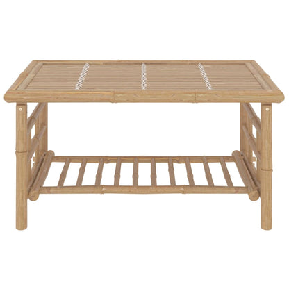 Set Salotto da Giardino 2pz con Cuscini Grigio Scuro Bambù | homemem39