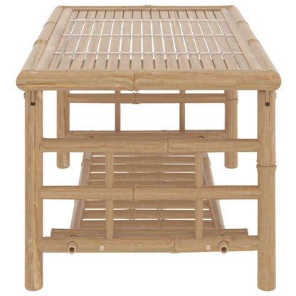 Set Salotto da Giardino 2pz con Cuscini Grigio Scuro Bambù | homemem39