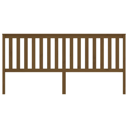 Testiera per Letto ambra 206x6x101 cm in Legno Massello di Pino - homemem39