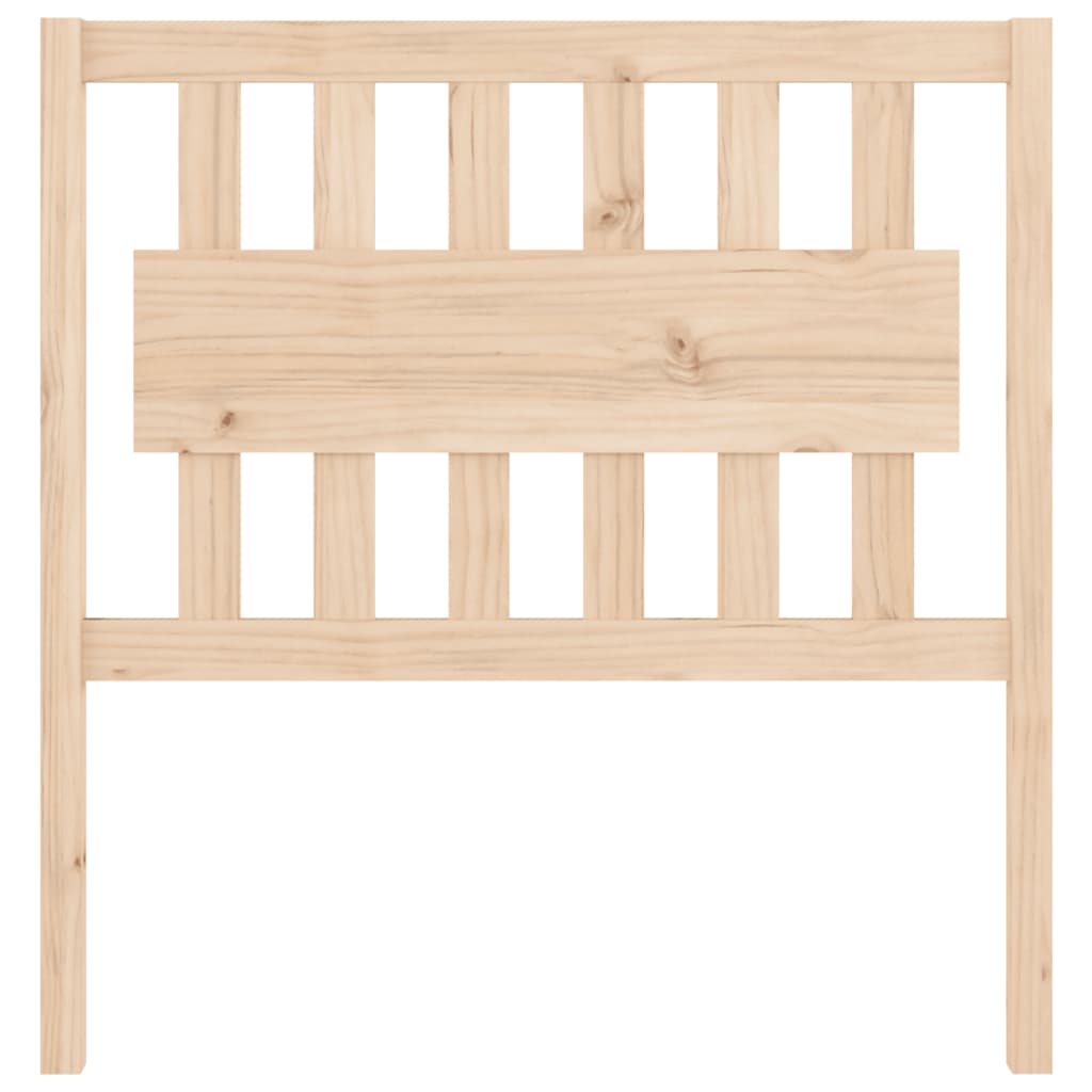Testiera per Letto 95,5x4x100 cm in Legno Massello di Pino | homemem39