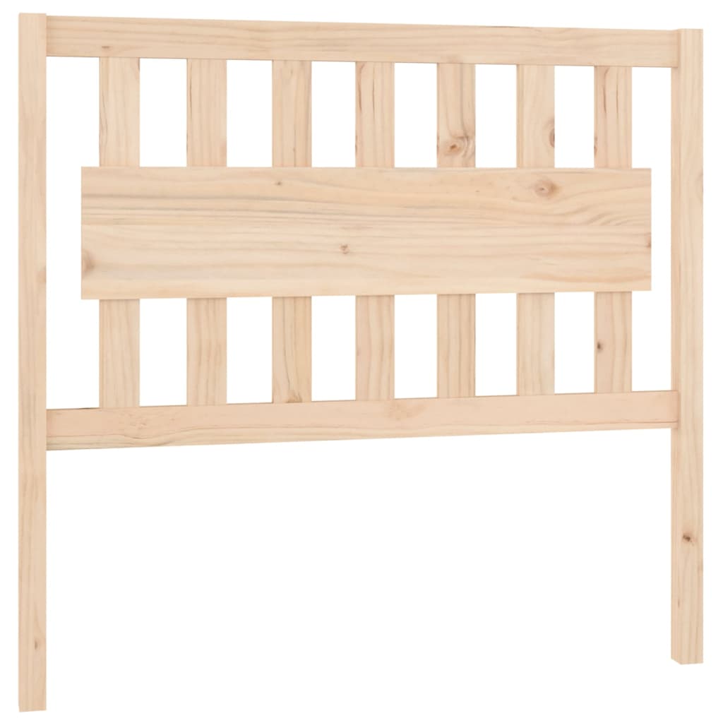 Testiera per Letto 105,5x4x100 cm Legno Massello di Pino