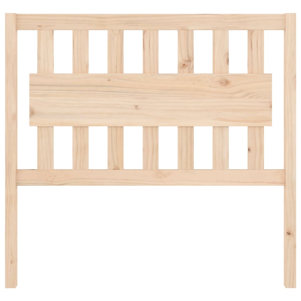 Testiera per Letto 105,5x4x100 cm Legno Massello di Pino