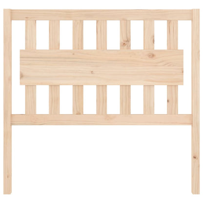 Testiera per Letto 105,5x4x100 cm Legno Massello di Pino