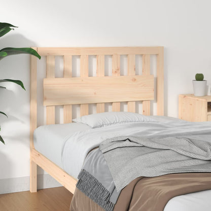 Testiera per Letto 105,5x4x100 cm Legno Massello di Pino