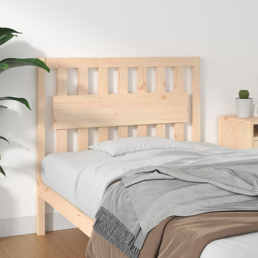 Testiera per Letto 105,5x4x100 cm Legno Massello di Pino - homemem39