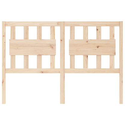 Testiera per Letto 125,5x4x100 cm in Legno Massello di Pino - homemem39