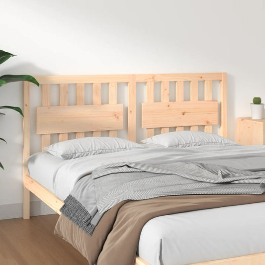 Testiera per Letto 155,5x4x100 cm in Legno Massello di Pino - homemem39