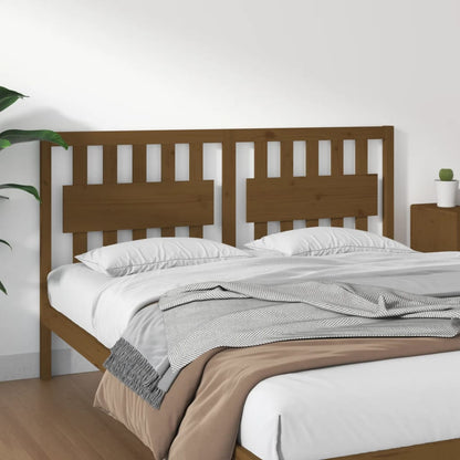 Testiera per Letto ambra 155,5x4x100 cm Legno Massello di Pino - homemem39