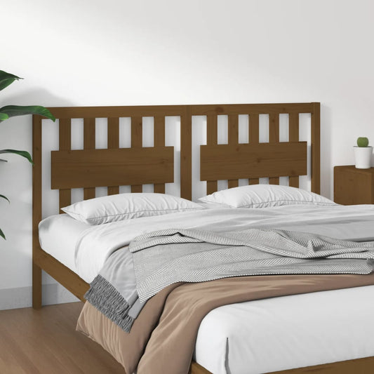 Testiera per Letto ambra 155,5x4x100 cm Legno Massello di Pino - homemem39