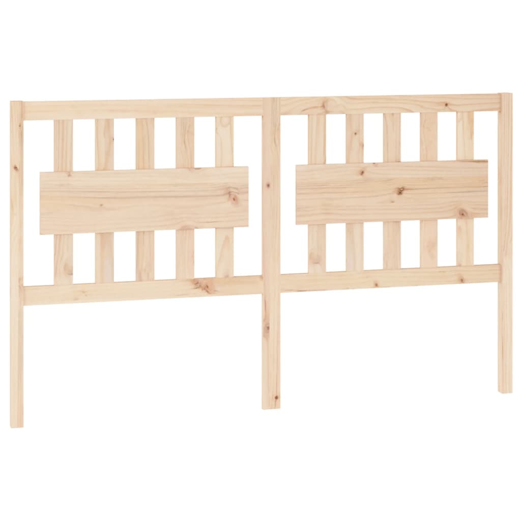 Testiera per Letto 165,5x4x100 cm in Legno Massello di Pino - homemem39