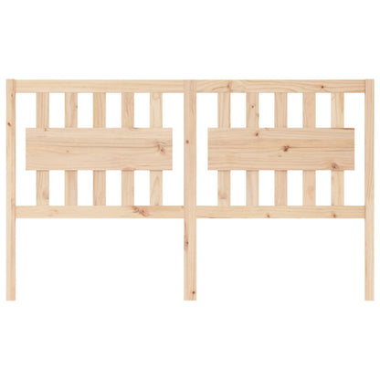 Testiera per Letto 165,5x4x100 cm in Legno Massello di Pino - homemem39