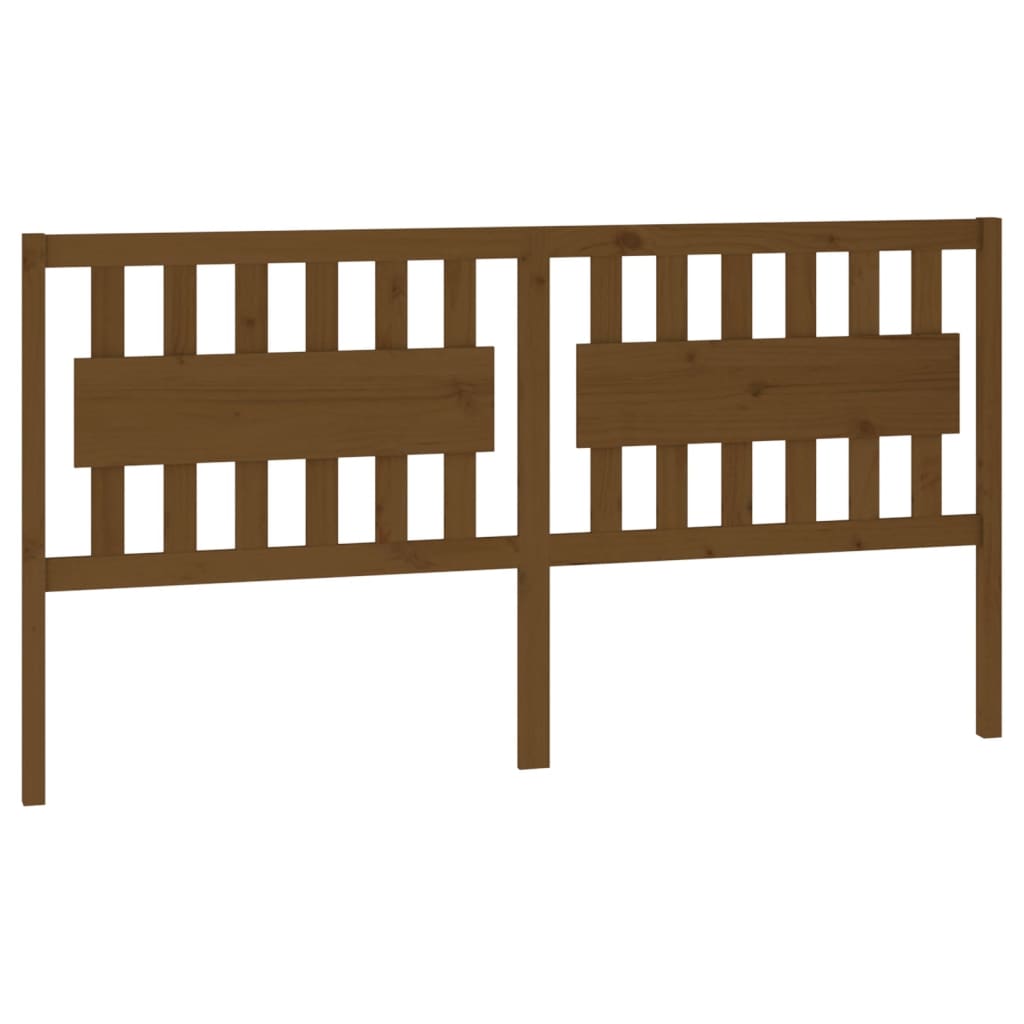 Testiera per Letto ambra 185,5x4x100 cm Legno Massello di Pino - homemem39
