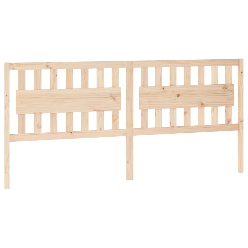 Testiera per Letto 205,5x4x100 cm in Legno Massello di Pino - homemem39