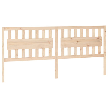 Testiera per Letto 205,5x4x100 cm in Legno Massello di Pino - homemem39