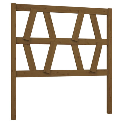 Testiera per Letto ambra 106x4x100 cm in Legno Massello di Pino - homemem39