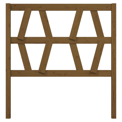 Testiera per Letto ambra 106x4x100 cm in Legno Massello di Pino - homemem39