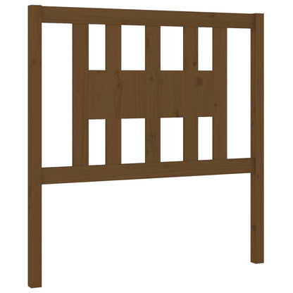 Testiera per Letto ambra 81x4x100 cm in Legno Massello di Pino - homemem39