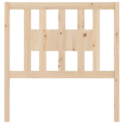 Testiera per Letto 96x4x100 cm in Legno Massello di Pino - homemem39