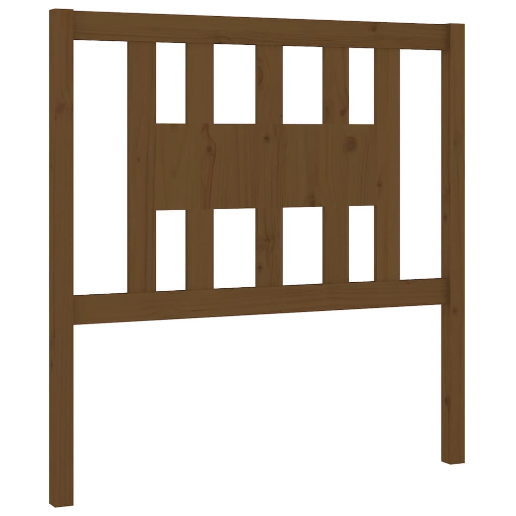 Testiera per Letto ambra 106x4x100 cm in Legno Massello di Pino - homemem39