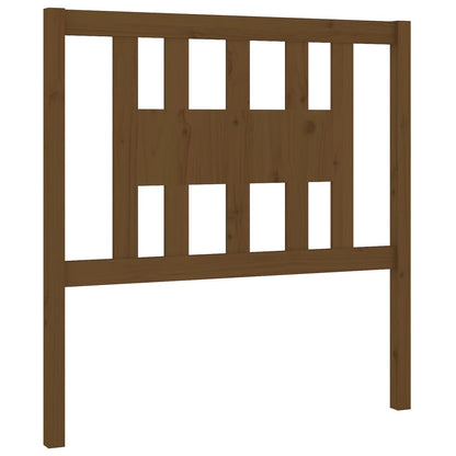 Testiera per Letto ambra 106x4x100 cm in Legno Massello di Pino - homemem39
