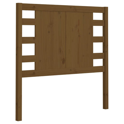 Testiera per Letto ambra 106x4x100 cm in Legno Massello di Pino - homemem39