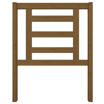 Testiera per Letto ambra 81x4x100 cm in Legno Massello di Pino - homemem39