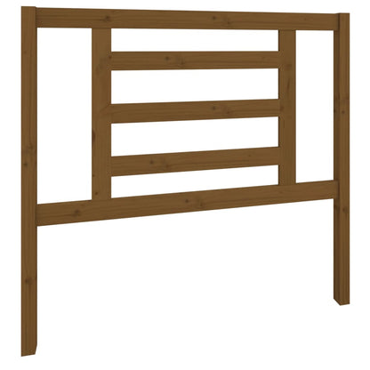 Testiera per Letto ambra 106x4x100 cm in Legno Massello di Pino - homemem39