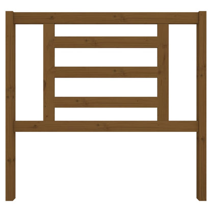 Testiera per Letto ambra 106x4x100 cm in Legno Massello di Pino - homemem39