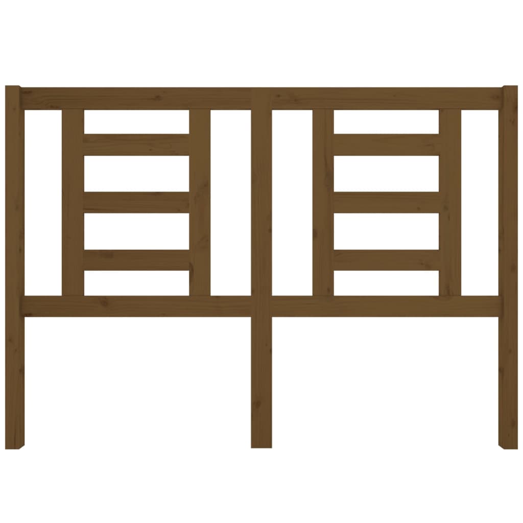 Testiera per Letto ambra 141x4x100 cm in Legno Massello di Pino - homemem39