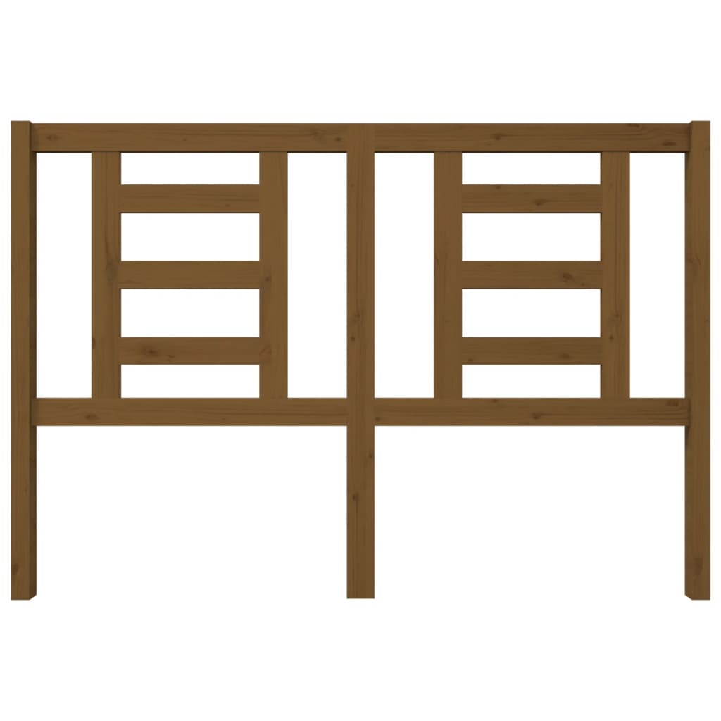 Testiera per Letto ambra 146x4x100 cm in Legno Massello di Pino - homemem39