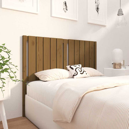 Testiera per Letto ambra 125,5x4x100 cm Legno Massello di Pino - homemem39