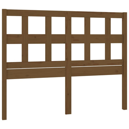 Testiera per Letto ambra 125,5x4x100 cm Legno Massello di Pino - homemem39