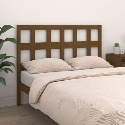 Testiera Letto ambra 205,5x4x100 cm in Legno Massello di Pino - homemem39