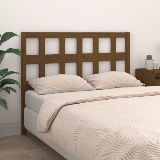 Testiera Letto ambra 205,5x4x100 cm in Legno Massello di Pino - homemem39